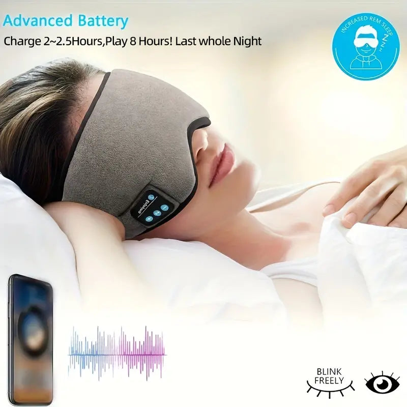 Eye Mask with WIFI Speakers - Sleep in Peace